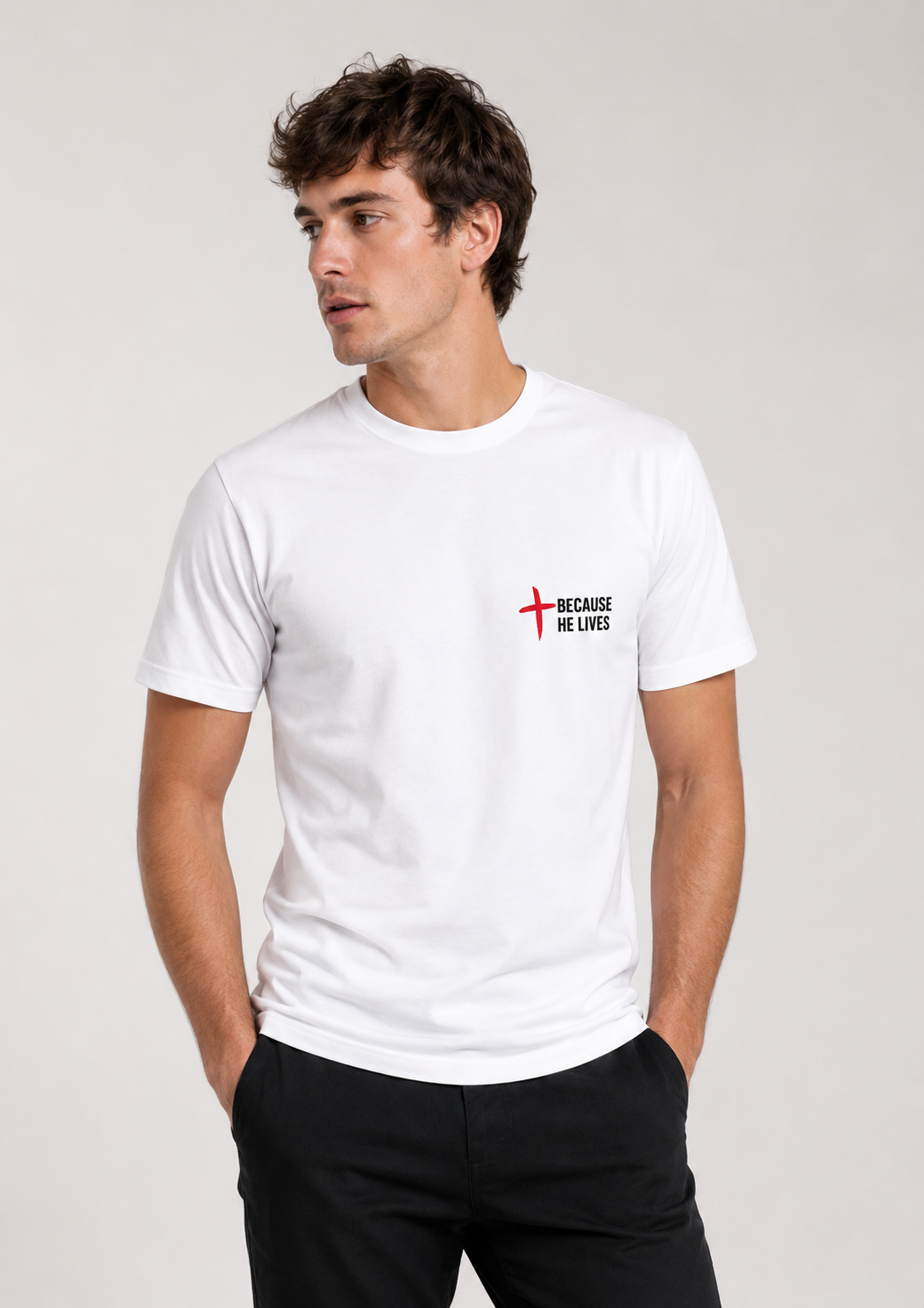 HE LIVES SHIRT MEN